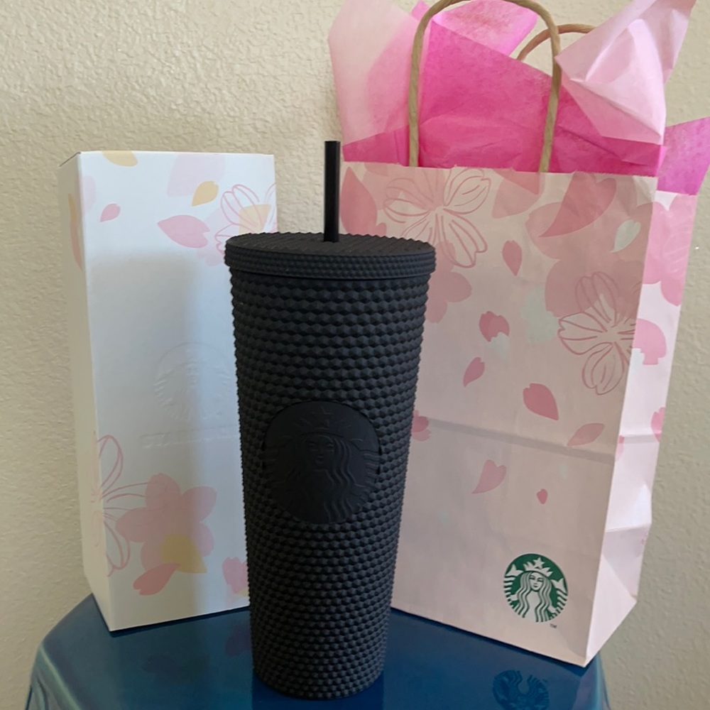 Starbucks Matte Black Studded 24 oz Tumbler